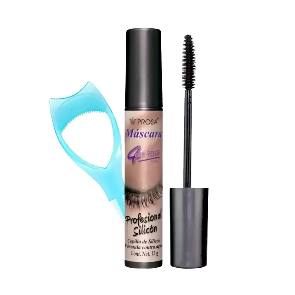 Pack Dúo Mirada Impecable: Rímel Prosa Profesional Silicon + Aplicador 1