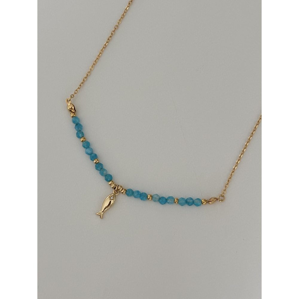 Collar Turquesa + Pez