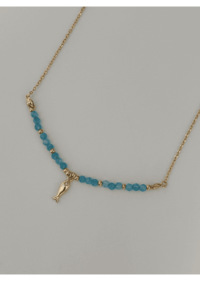 Collar Turquesa + Pez