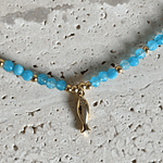 Collar Turquesa + Pez