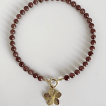 Collar Flor Sakura Jade 3 en 1 