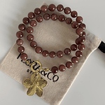 Collar Flor Sakura Jade 3 en 1 