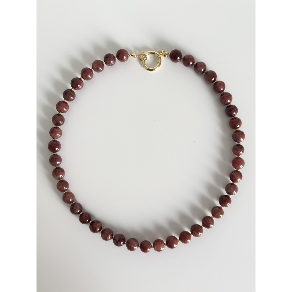 Collar Flor Sakura Jade 3 en 1 