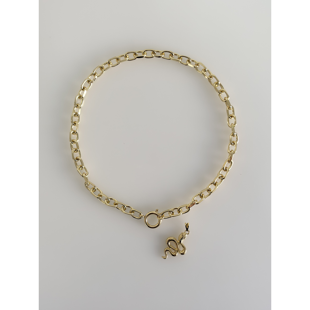 Collar eslabones “Snake”  2 en 1