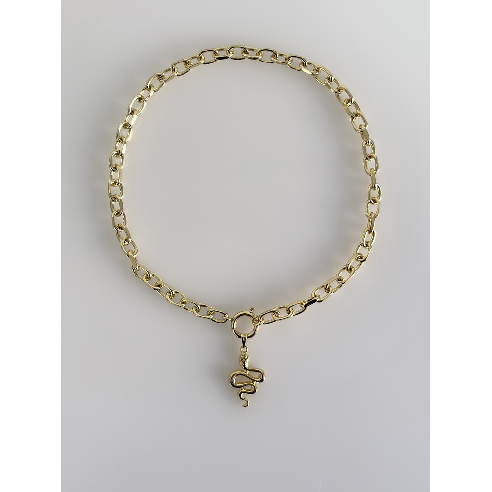 Collar eslabones “Snake”  2 en 1