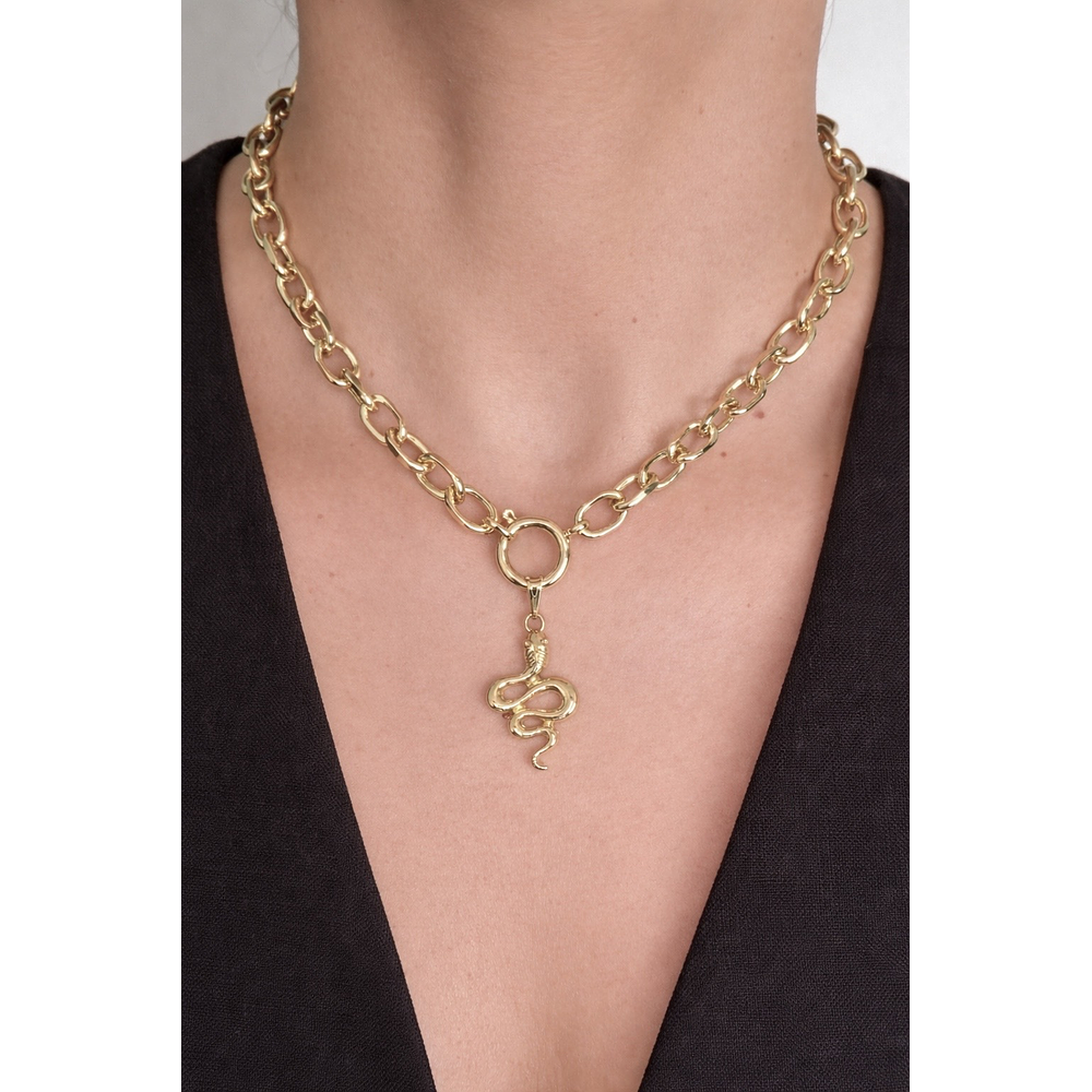 Collar eslabones “Snake”  2 en 1