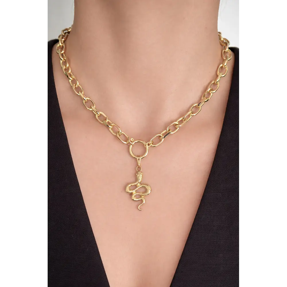 Collar eslabones “Snake”  3 en 1