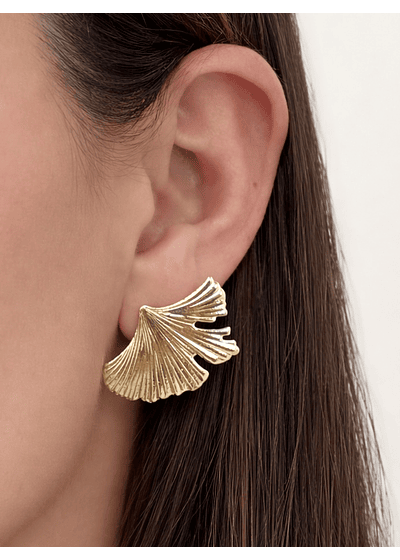 Aros Hojas Oriental Tree / Enchape Oro