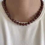 Collar Flor Sakura Jade 2 en 1 