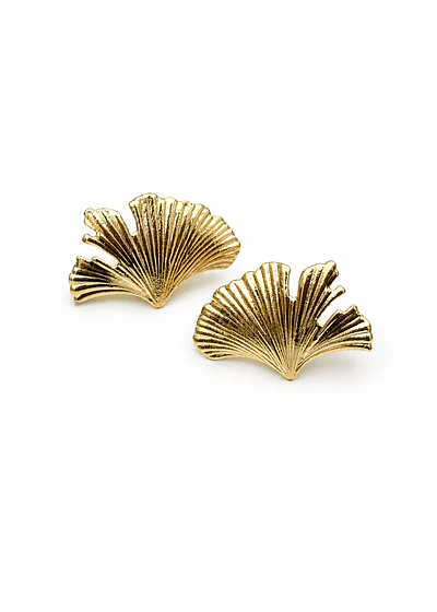 Aros Hojas Oriental Tree / Enchape Oro
