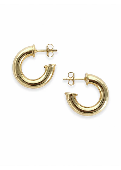 Classic Hoops 20mm Enchape Oro