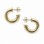 Classic Hoops 20mm Enchape Oro