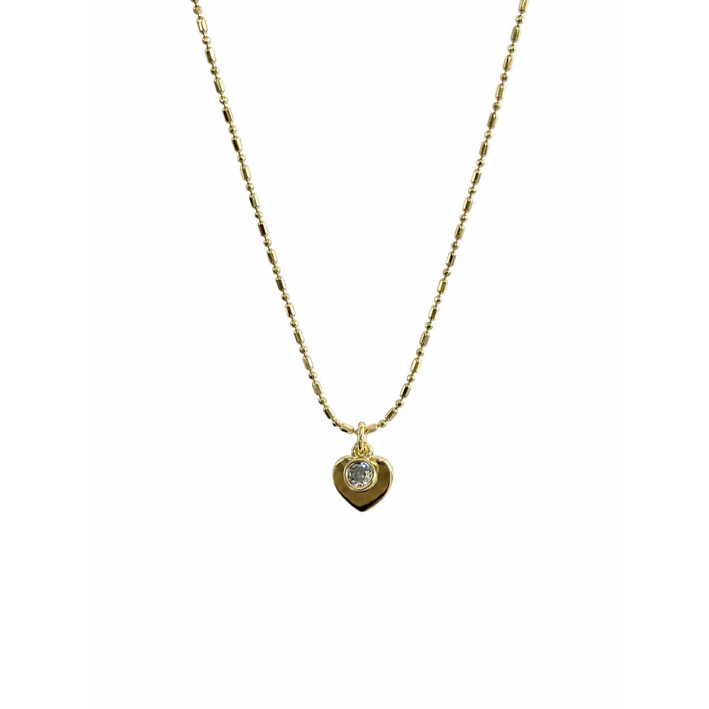 Collar Corazón + Punto de luz 