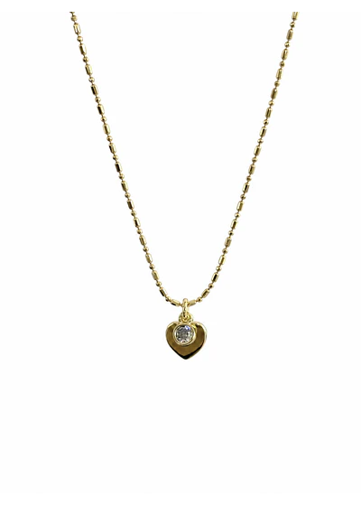 Collar Corazón + Punto de luz 