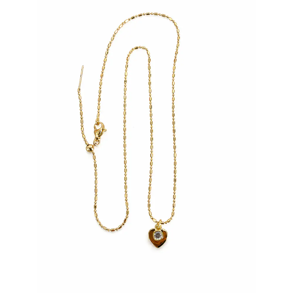 Collar Corazón + Punto de luz 