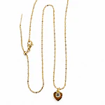 Collar Corazón + Punto de luz 