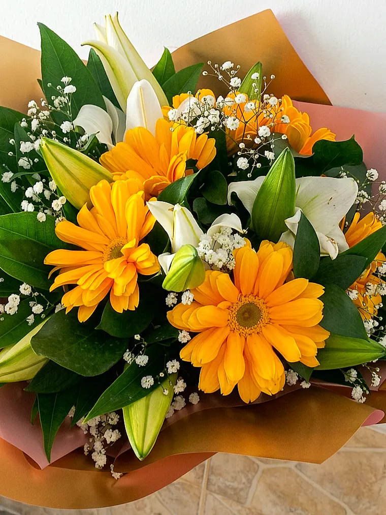 Bouquet Gerberas Amarillas 1