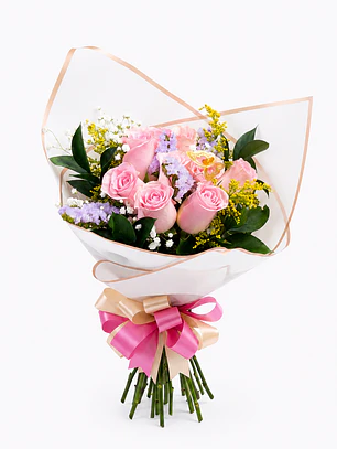 Bouquet Rosas Rosadas