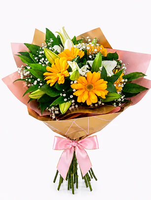 Bouquet Gerberas Amarillas