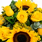 Caja con Girasoles y Rosas Amarillas - thumbnail 2