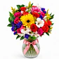 Florero con Gerberas y Rosas - thumbnail 1
