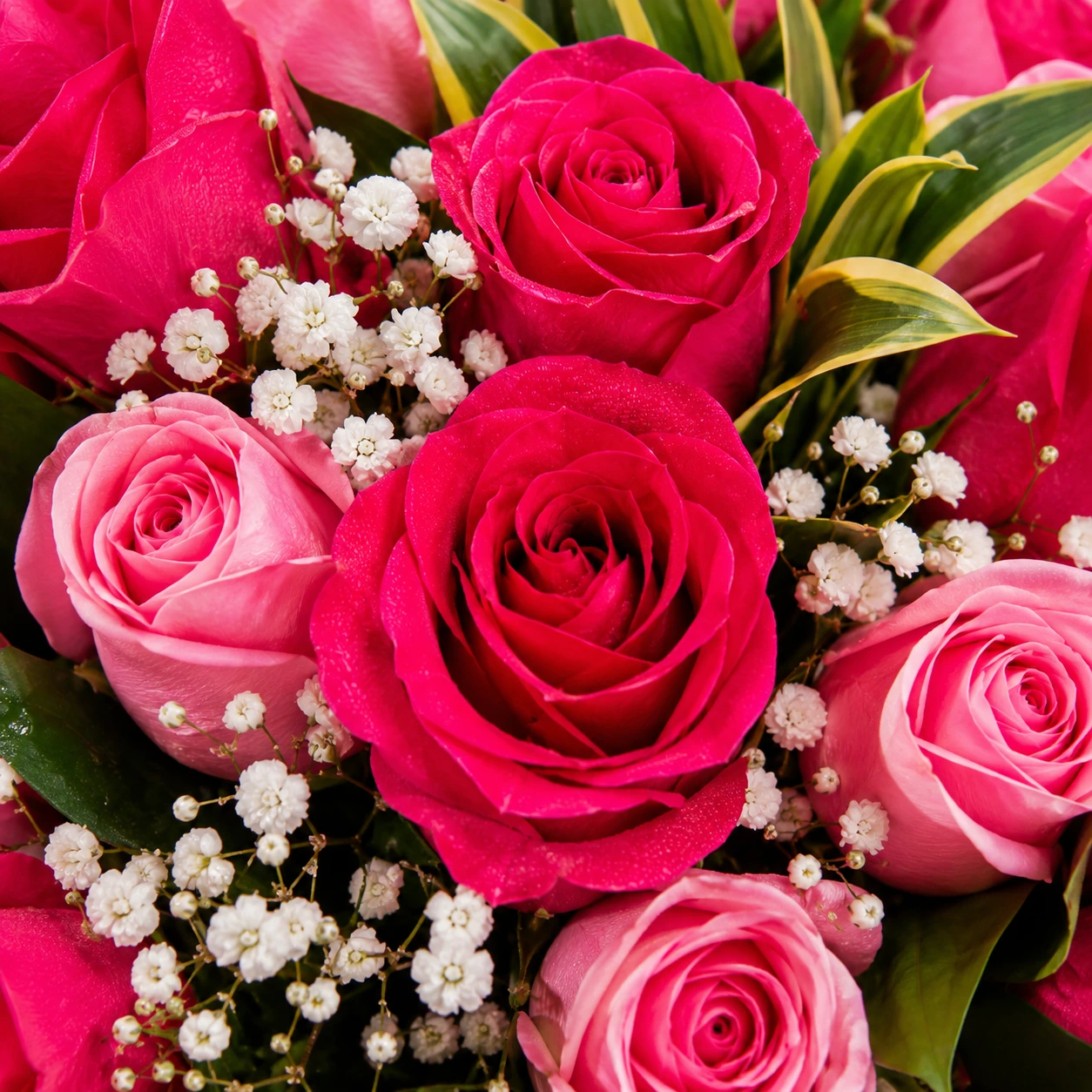 Caja con Rosas Rosadas 2