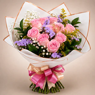 Bouquet Rosas Rosadas