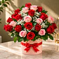 Caja con Rosas Rojas y Rosadas - Miniatura 1