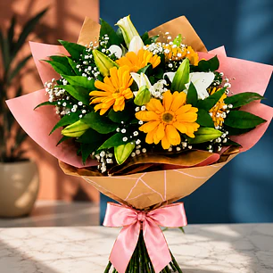 Bouquet Gerberas Amarillas
