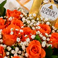 Bouquet Rosas Naranjas y Chocolates Ferrero - Miniatura 2