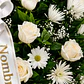 Pedestal Fúnebre Rosas Blancas - Miniatura 2