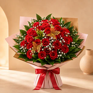 Bouquet Rosas Rojas