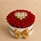 Caja con Rosas y Chocolates Ferrero - Miniatura 1
