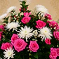 Arreglo Grande con Rosas Rosadas y Crisantemos Blancos - thumbnail 2