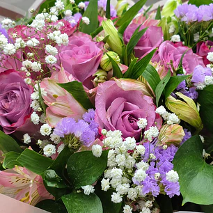 Bouquet Rosas Moradas