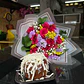 Bouquet Amor y Amistad con Torta de Chocolate - thumbnail 1