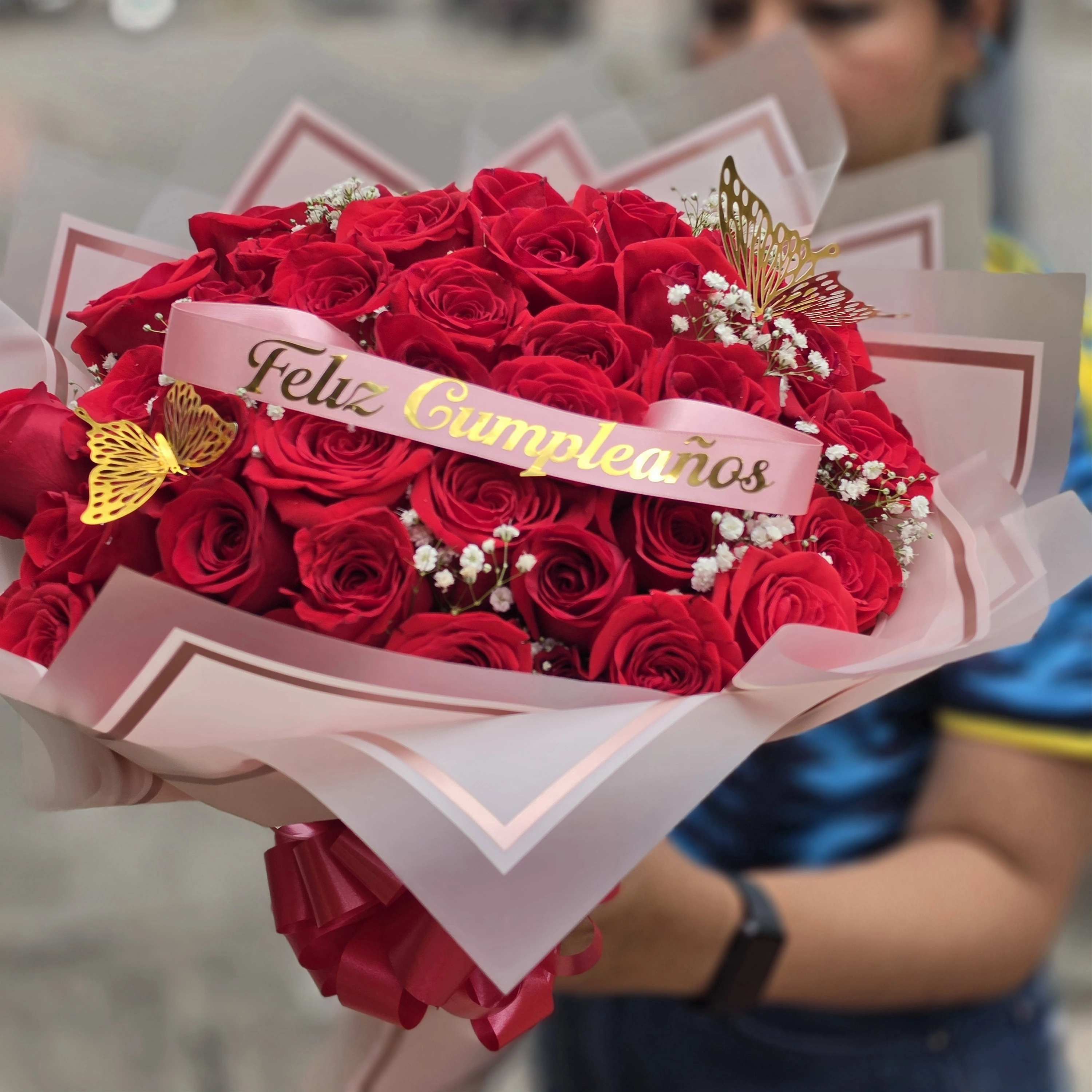 Bouquet Rosas Rojas de Cumpleaños 1
