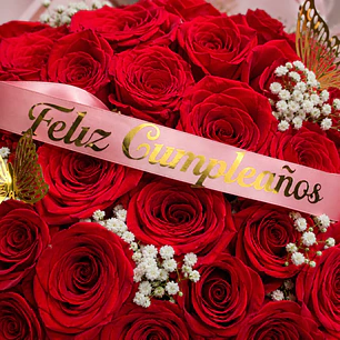 Bouquet Rosas Rojas de Cumpleaños