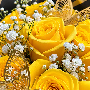 Bouquet Rosas Amarillas