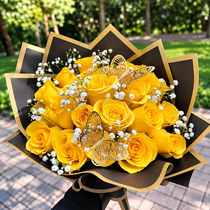 Bouquet Rosas Amarillas