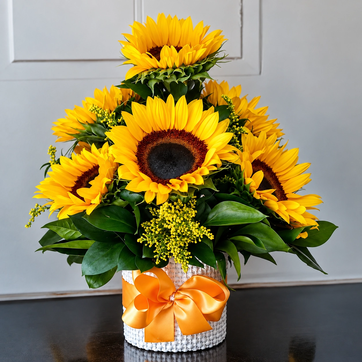 Caja con Girasoles 1
