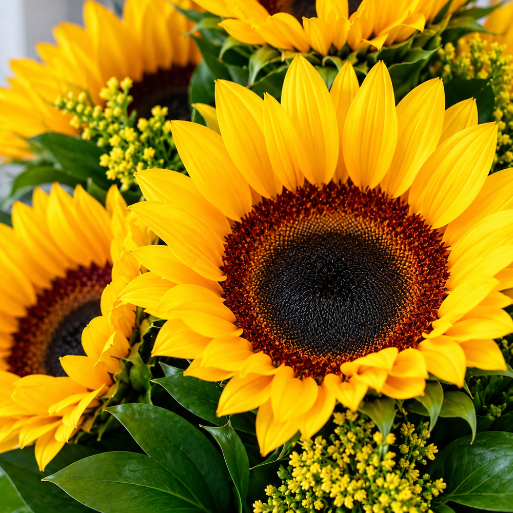 Caja con Girasoles 2