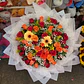 Bouquet Rosas Rojas, Rosas Naranjas y Gerberas Amarillas - thumbnail 1