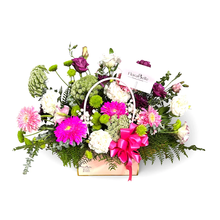 Cartera Floral Mixta de Rosas, Gerberas y Claveles con Despacho Hoy - Florabelle 1