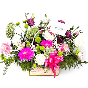 Cartera Floral Mixta de Rosas, Gerberas y Claveles con Despacho Hoy - Florabelle