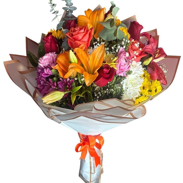Ramo Floral Mixto con Liliums y Rosas 1