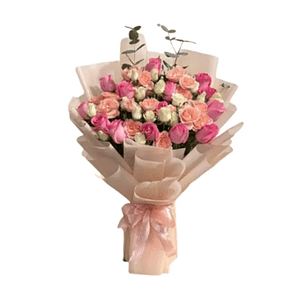 Ramo Floral Mixto de Rosas y Mini Rosas
