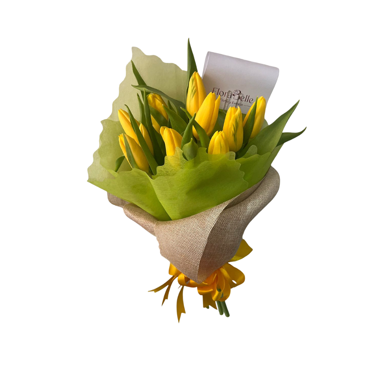Ramo Floral de Tulipanes Amarillos  1