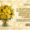 Flores Amarillas 21 de Septiembre - Envio en Santiago