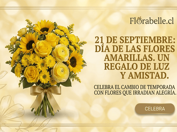 Flores Amarillas 21 de Septiembre - Envio en Santiago